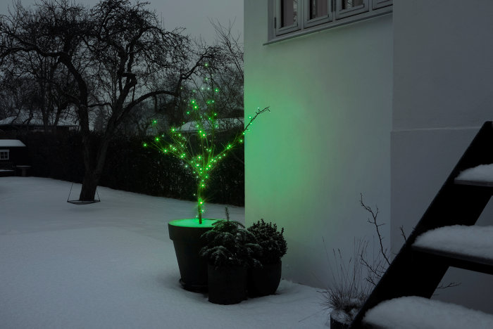 Lyskæde Basis 100 LED grøn 9,9 meter